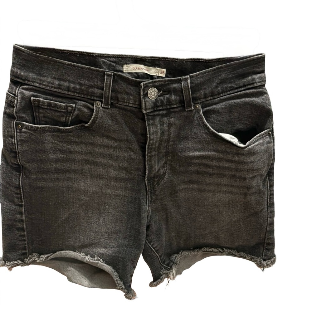 Levi's Black Jean Shorts for Women - Picture 2 of 10